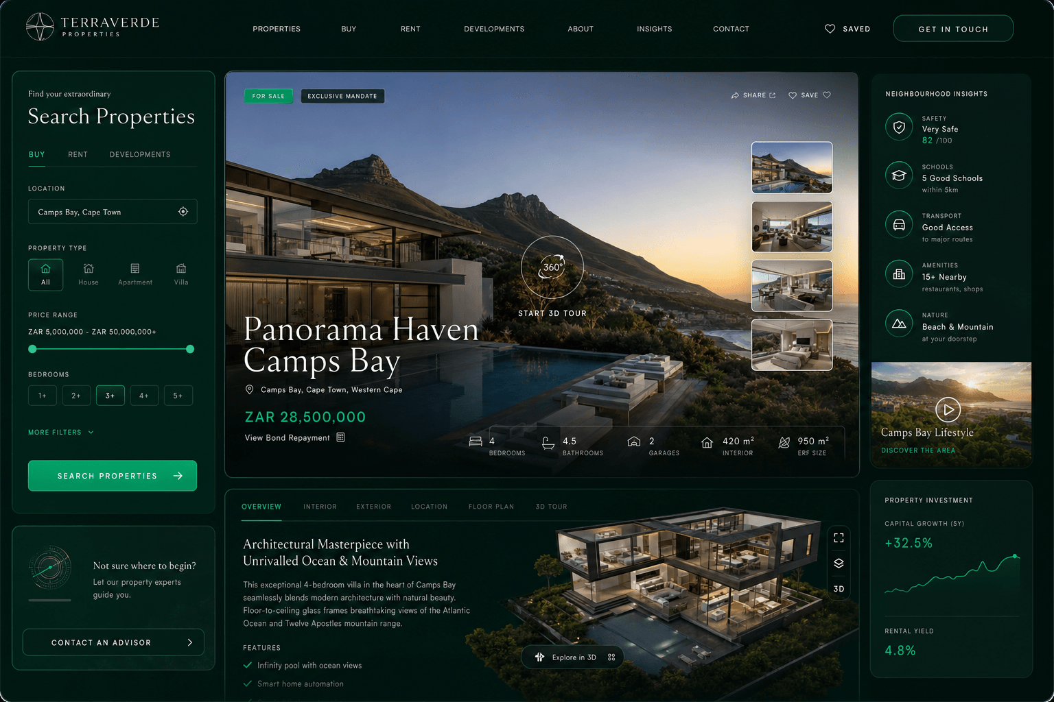 Terraverde Properties - Real Estate Platform